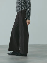 HAKIYASEブラッシュバックワイドパンツ≪手洗い可能≫