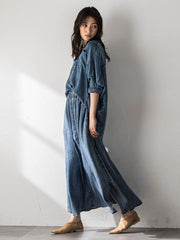 ゆれるデニムサークルスカート