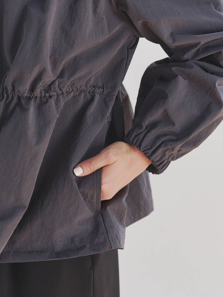 roite lautreamont（ドロワッミニリップストップティアードブルゾン