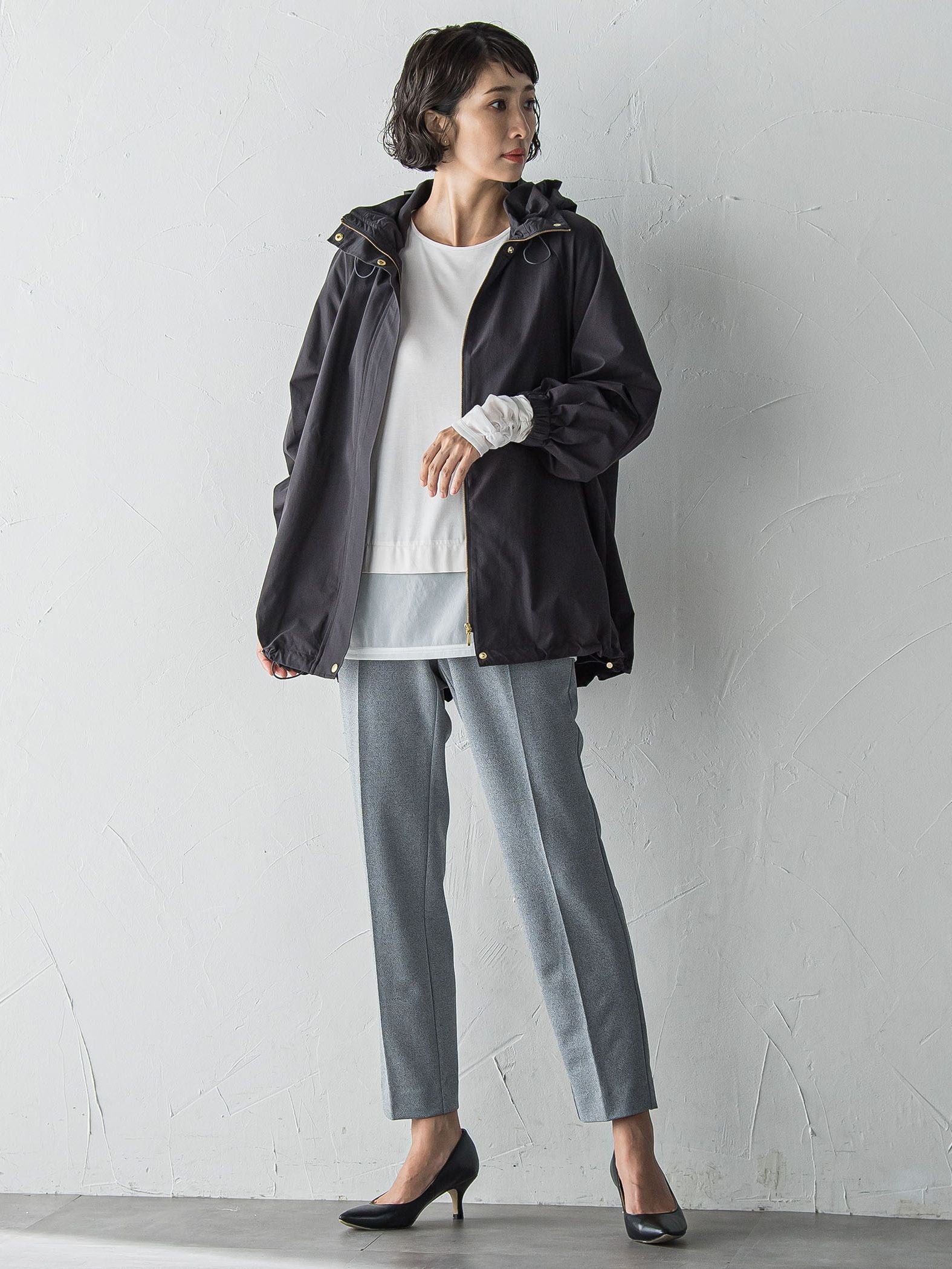 【WEB限定】”シルエット自在な毎日着たくなる”マウンテンパーカー