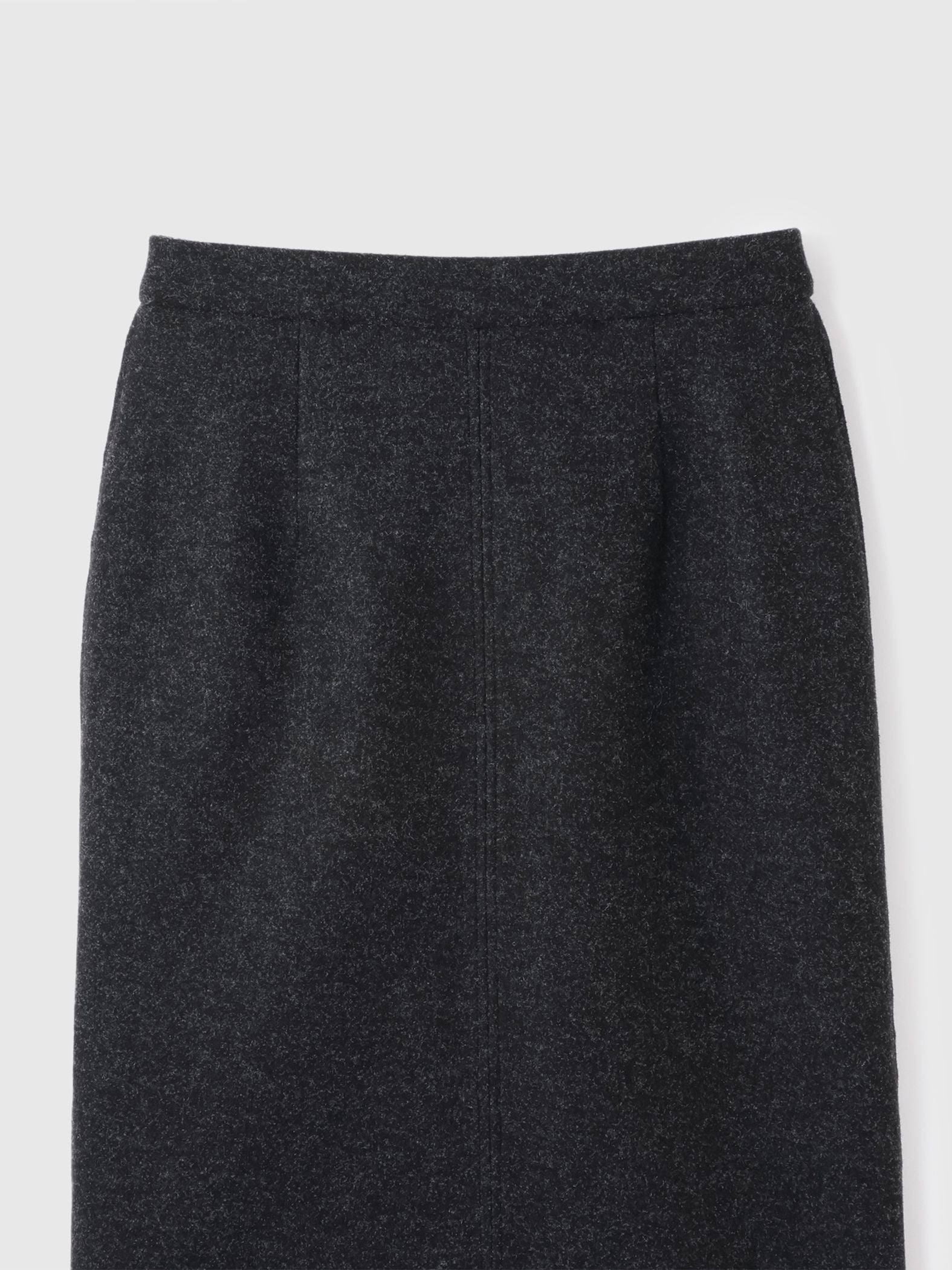 ソフトニットメルトンIラインスカート≪手洗い可能≫