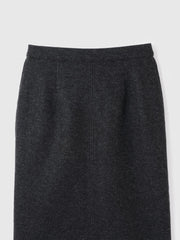 ソフトニットメルトンIラインスカート≪手洗い可能≫