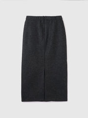 ソフトニットメルトンIラインスカート≪手洗い可能≫