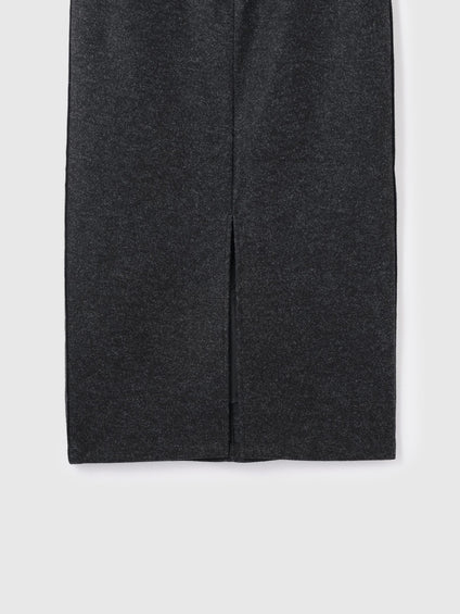 ソフトニットメルトンIラインスカート≪手洗い可能≫