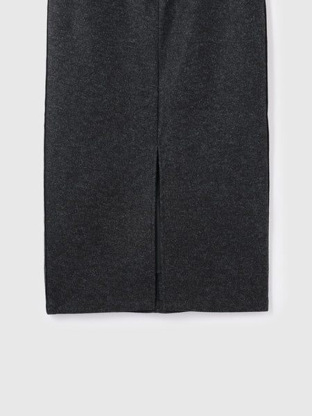 ソフトニットメルトンIラインスカート≪手洗い可能≫