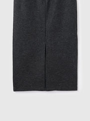 ソフトニットメルトンIラインスカート≪手洗い可能≫