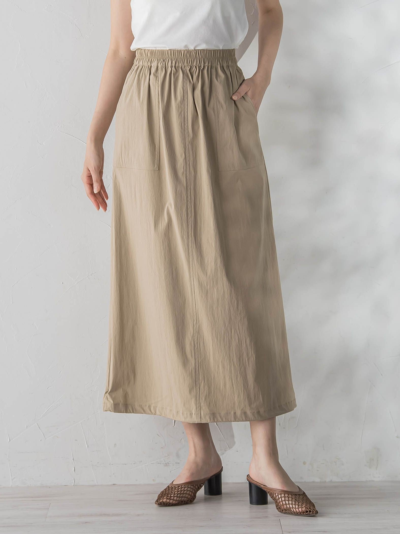 【WEB限定】ストレッチタフタスカート