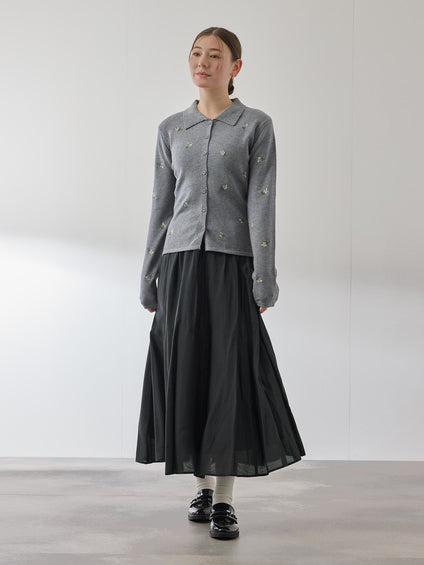 シルキーローンウエストプリーツスカート≪手洗い可能≫