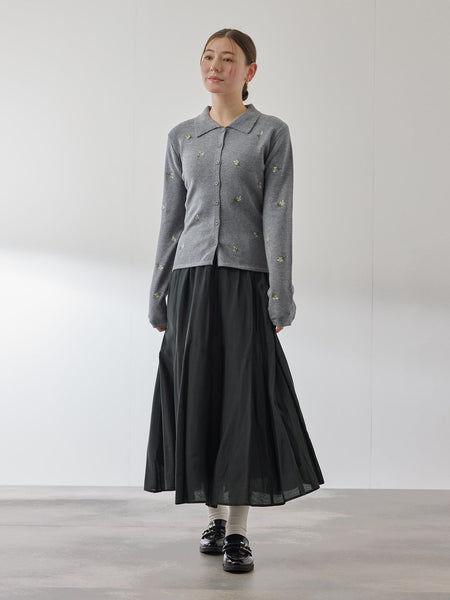 シルキーローンウエストプリーツスカート≪手洗い可能≫