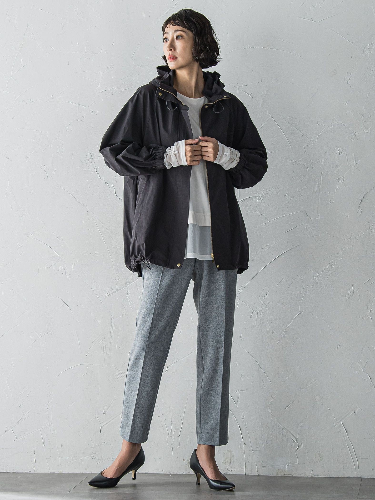 【WEB限定】”シルエット自在な毎日着たくなる”マウンテンパーカー