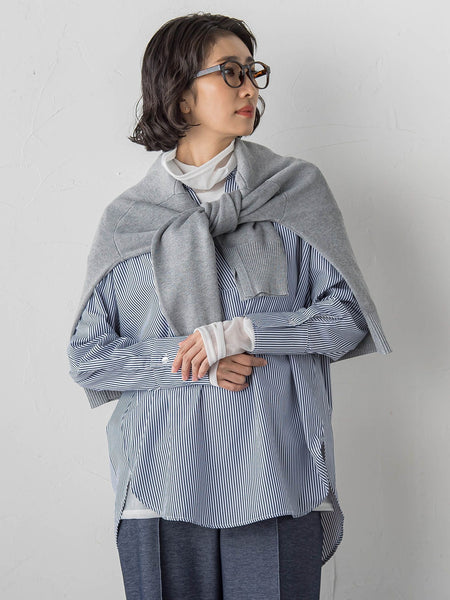 【WEB限定】”3コーデが叶う2点セット”ニット×シャツ