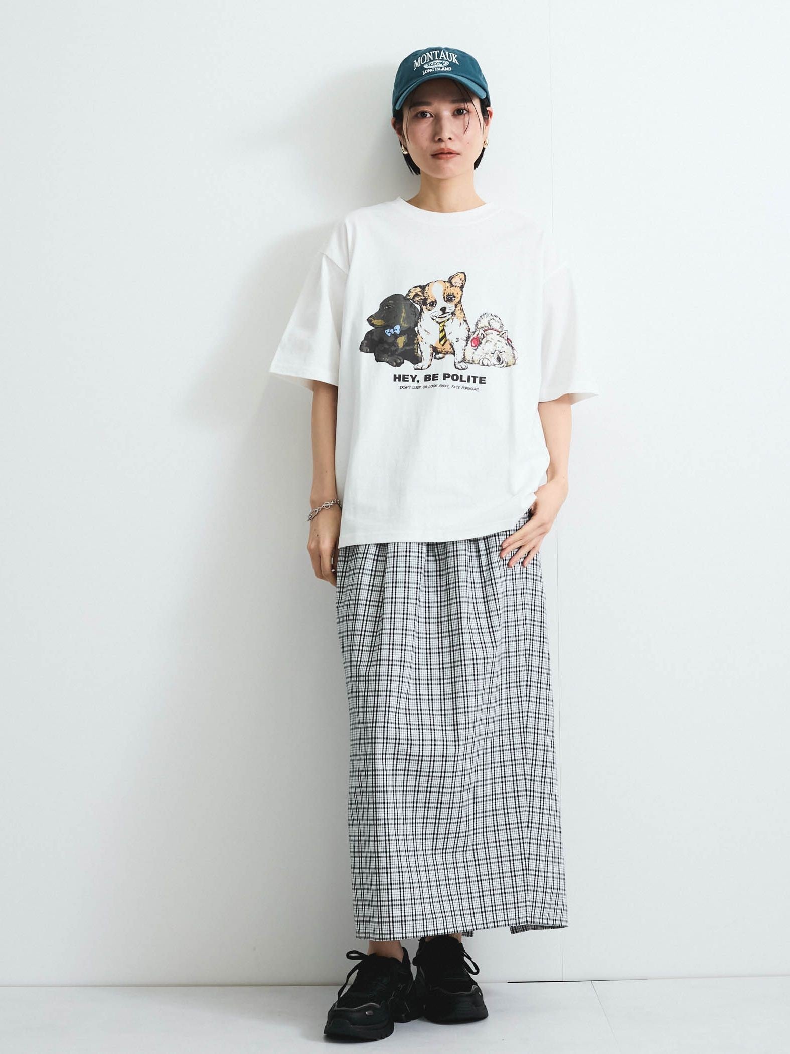 【POWER OF THE PEOPLE】イヌネコプリントTシャツ≪洗濯機で洗える≫