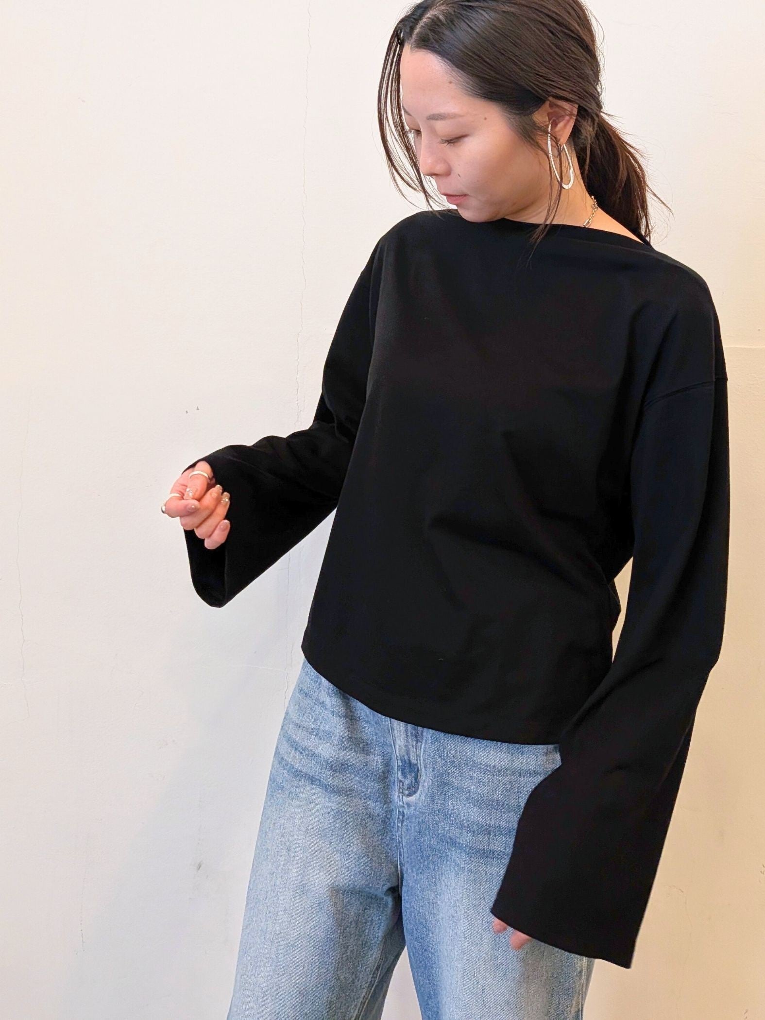 《予約販売》flare sleeve tee 【日本製】