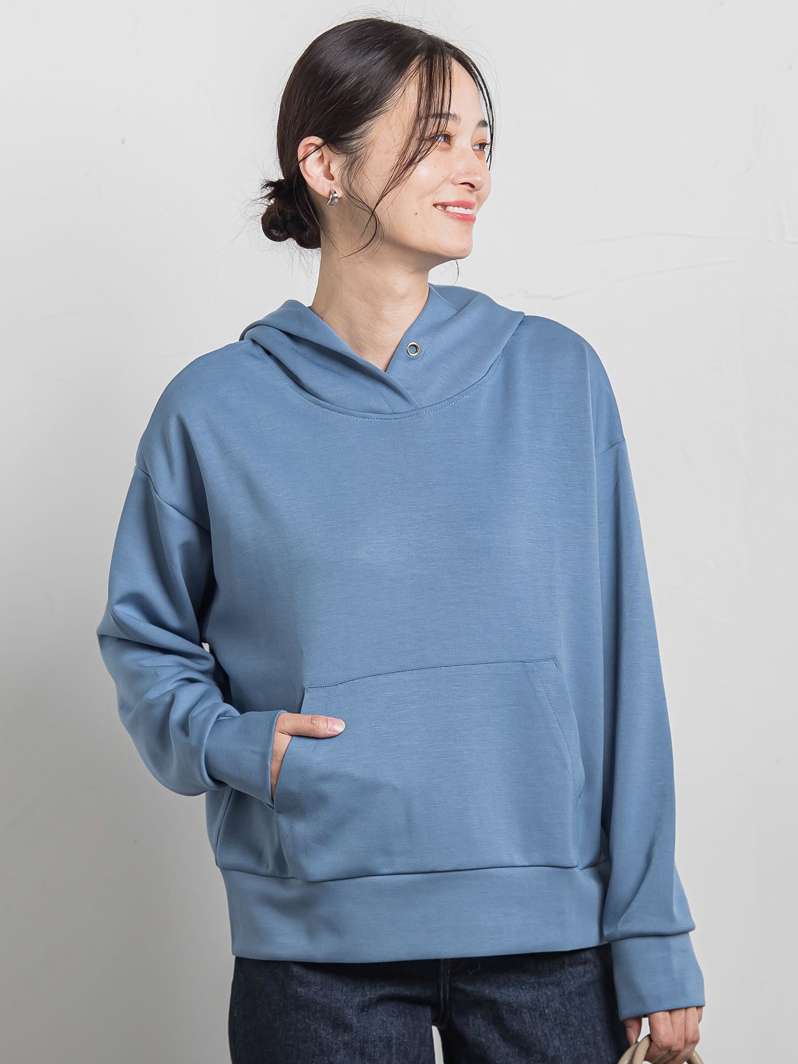 【WEB限定】ふんわリッチパーカー≪手洗い可能≫