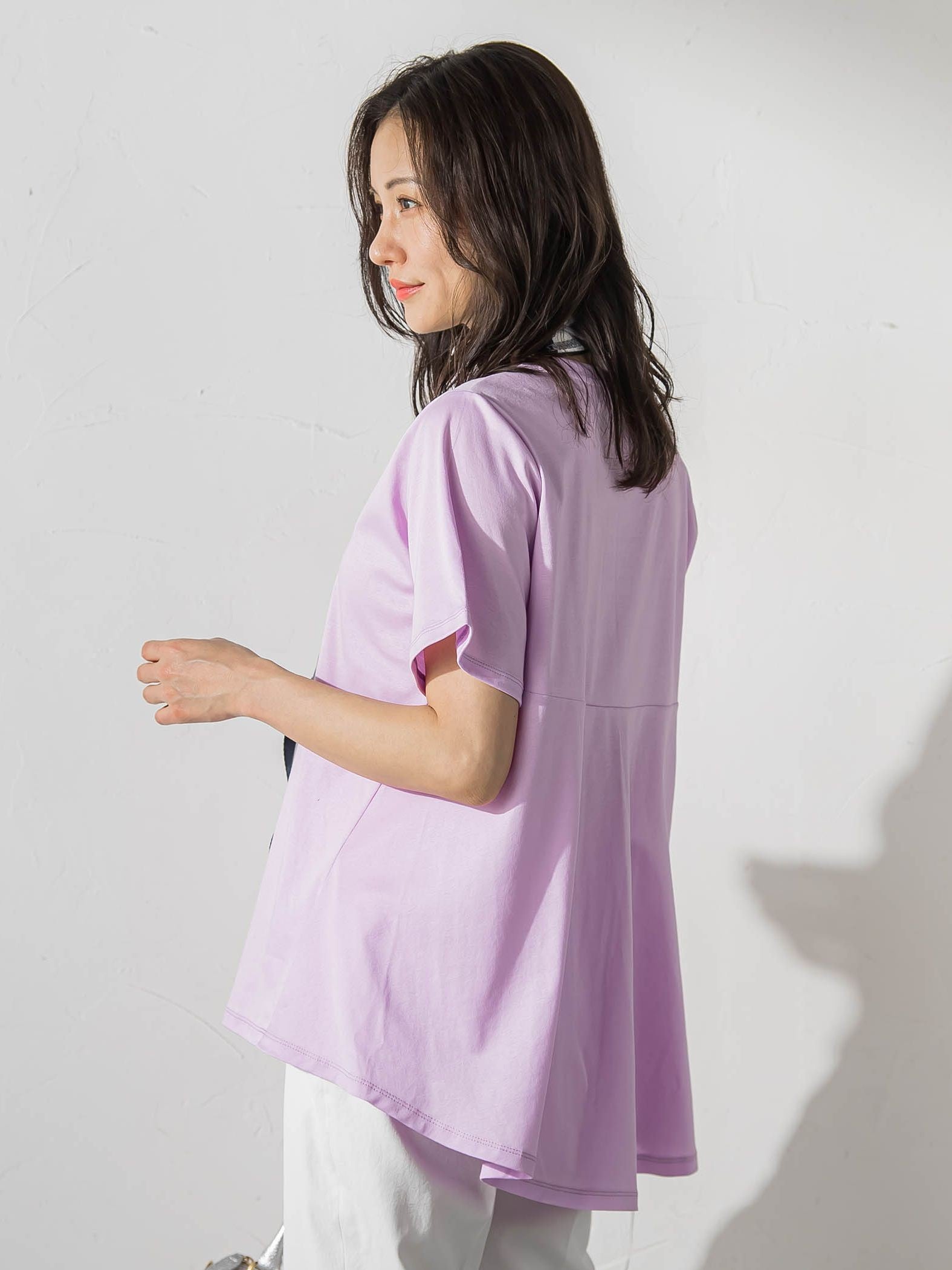 【WEB限定】≪気分で選べる12色展開！≫ジュエリーカラーカットソー