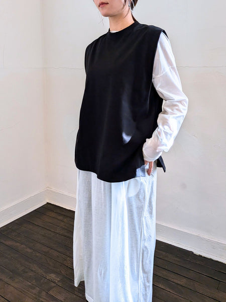 《予約販売》crew neck vest　【日本製】