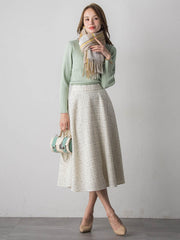 チェックマフラー