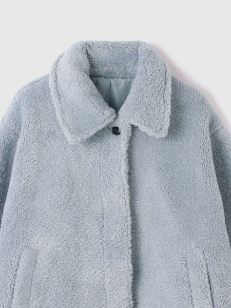 ボアコクーンスリーブブルゾン