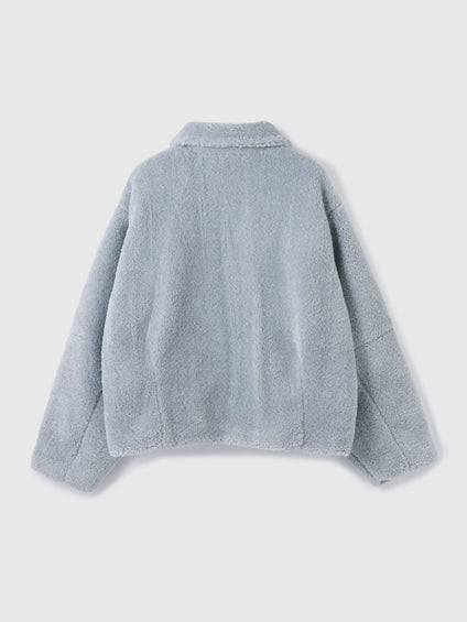 ボアコクーンスリーブブルゾン