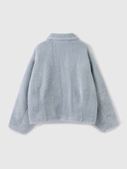 ボアコクーンスリーブブルゾン