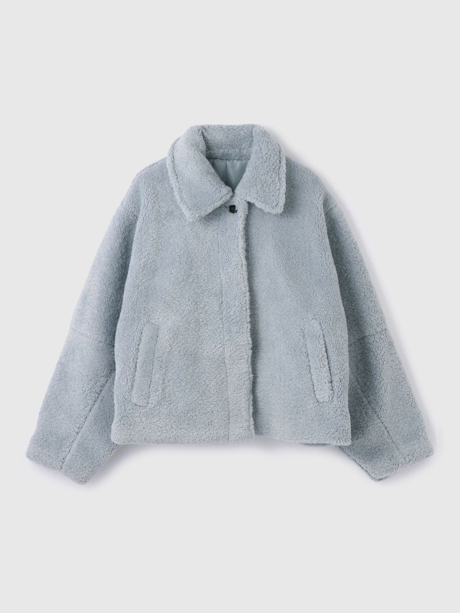 ボアコクーンスリーブブルゾン