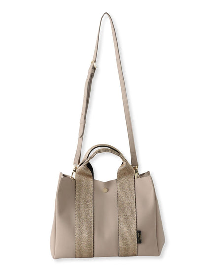 【VIOLAd'ORO】ラメテープトートバッグ