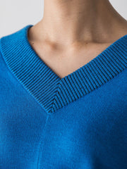 【新色追加】今日の気分で着回せるリバーシブルニット≪手洗い可能≫