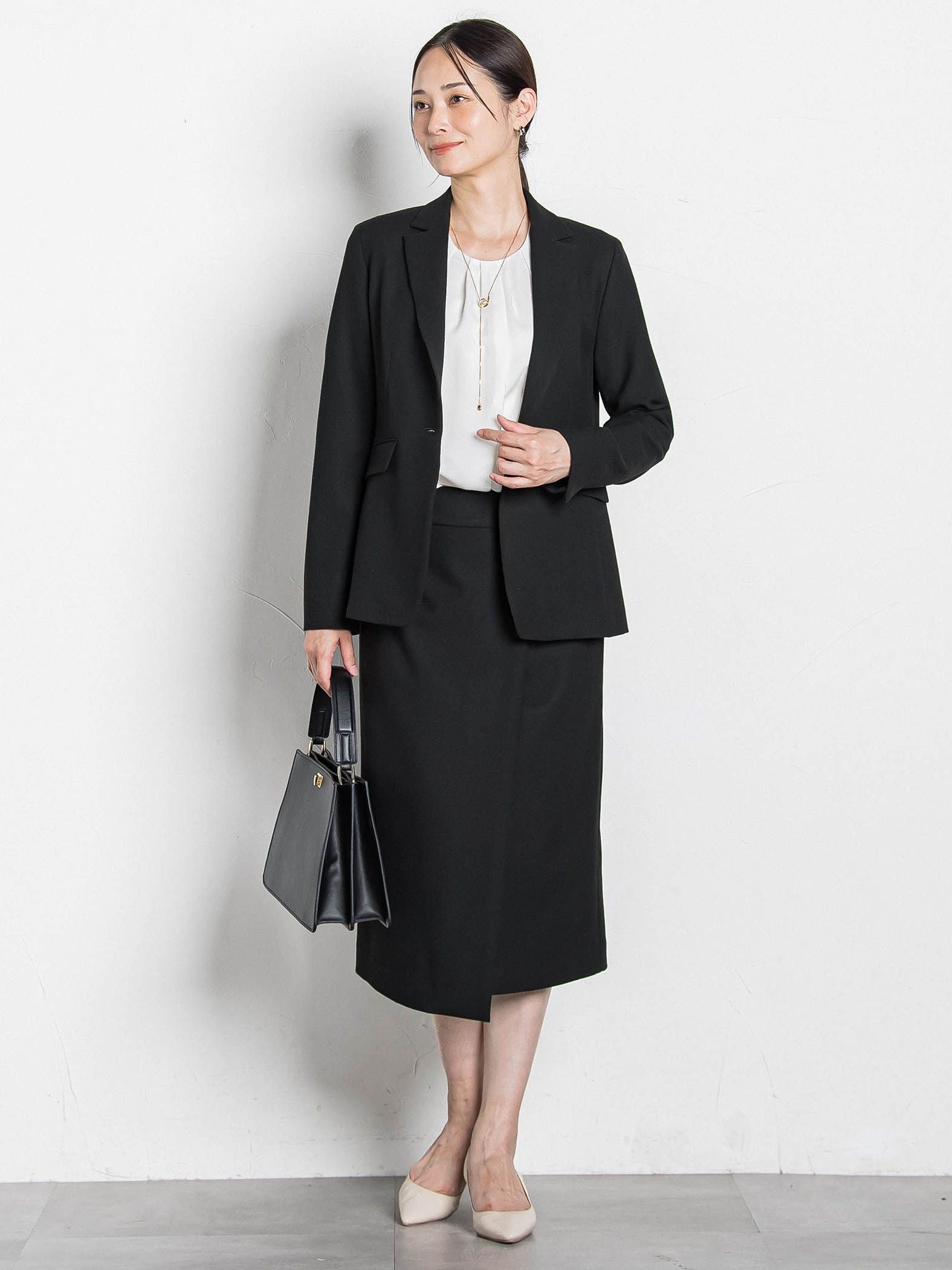 両面起毛テーラードジャケット≪洗える/セットアップ対応≫