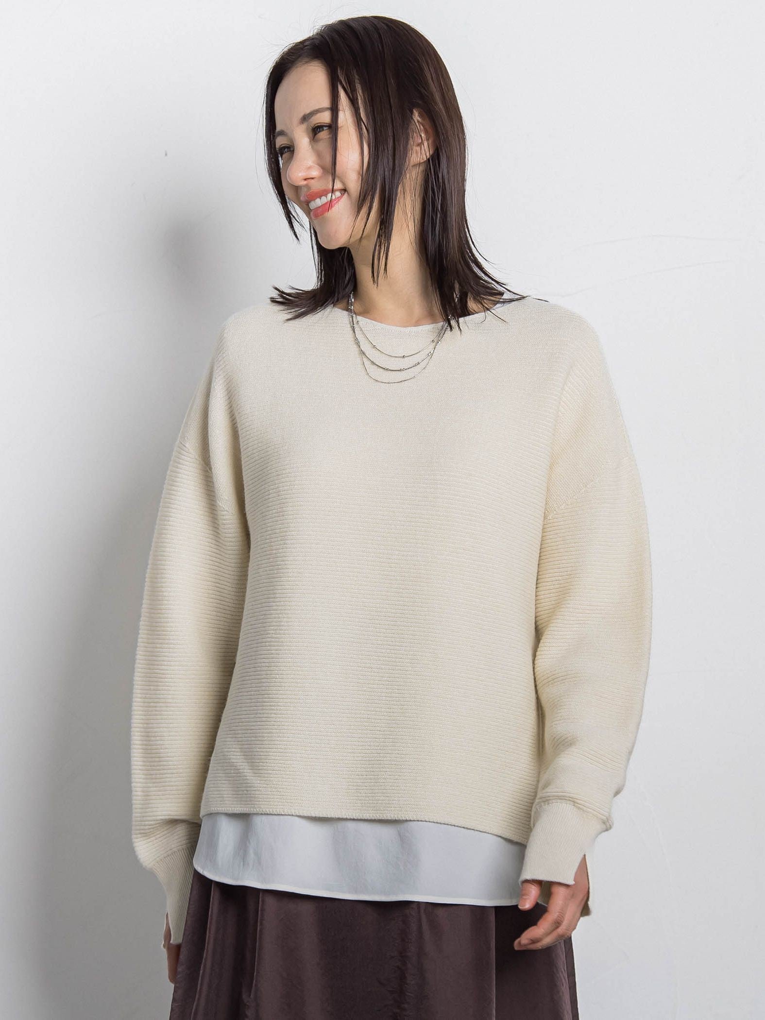 ホールガーメントガーターニット≪WEB限定11号/洗える≫