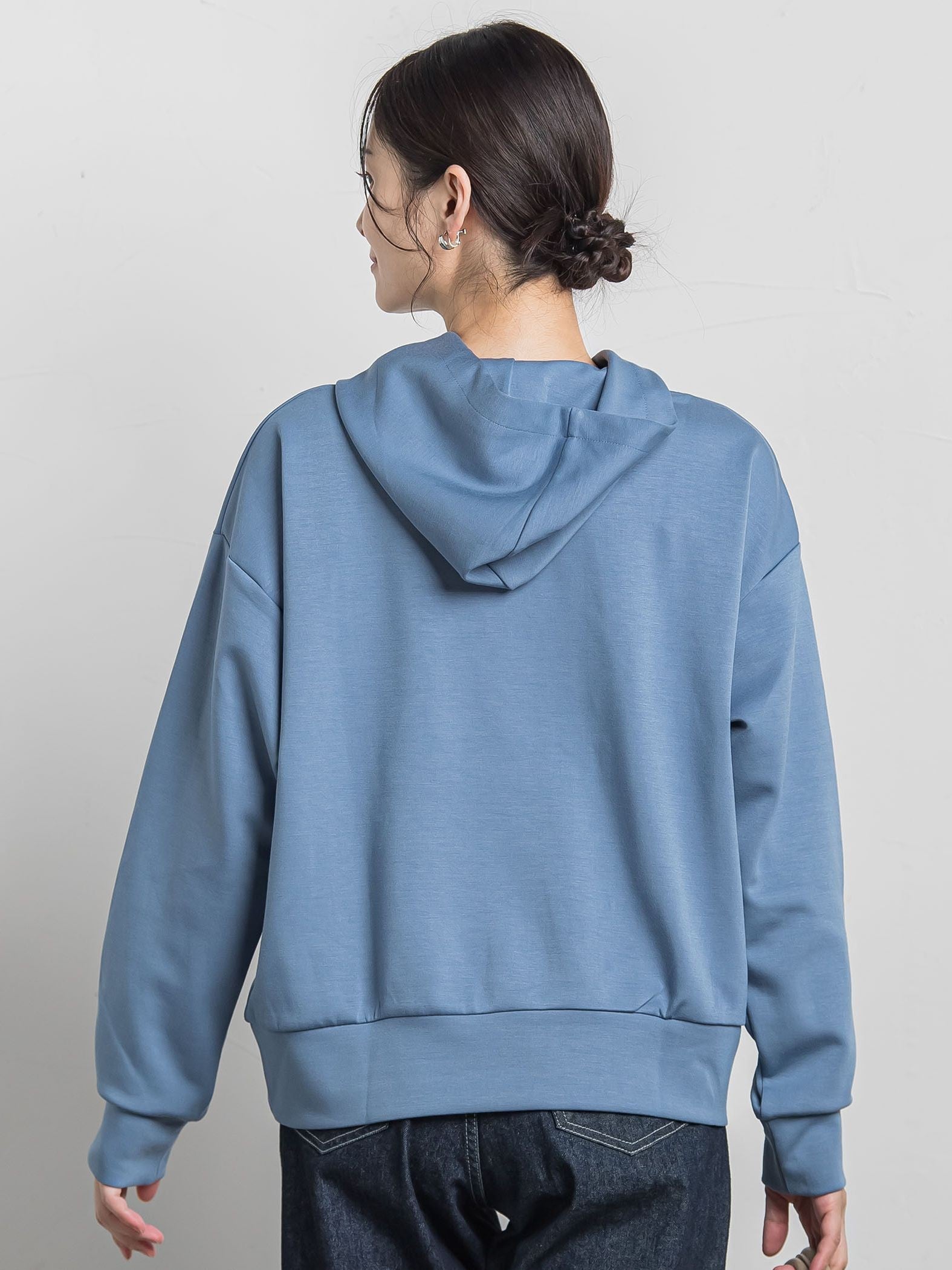 【WEB限定】ふんわリッチパーカー≪手洗い可能≫