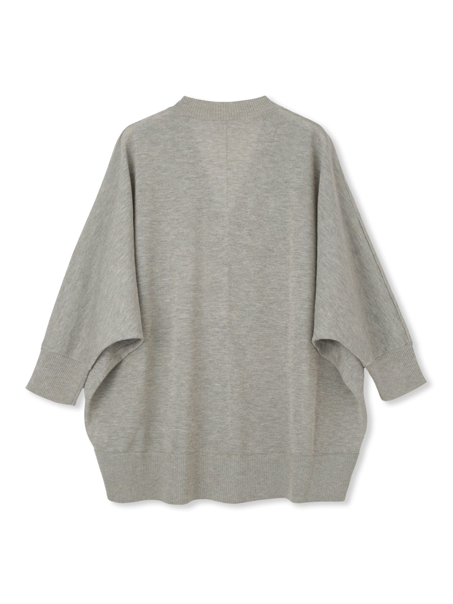 LEVITAシアーVネックドルマンニットプルオーバー≪手洗い可能≫