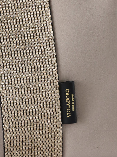 【VIOLAd'ORO】ラメテープトートバッグ