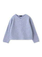 シャギーラメニットプルオーバー