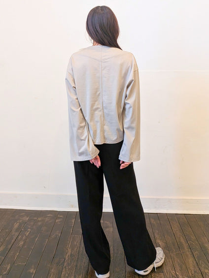 《予約販売》flare sleeve tee 【日本製】