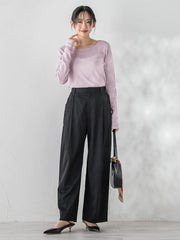 コットンサラチュールカットソー