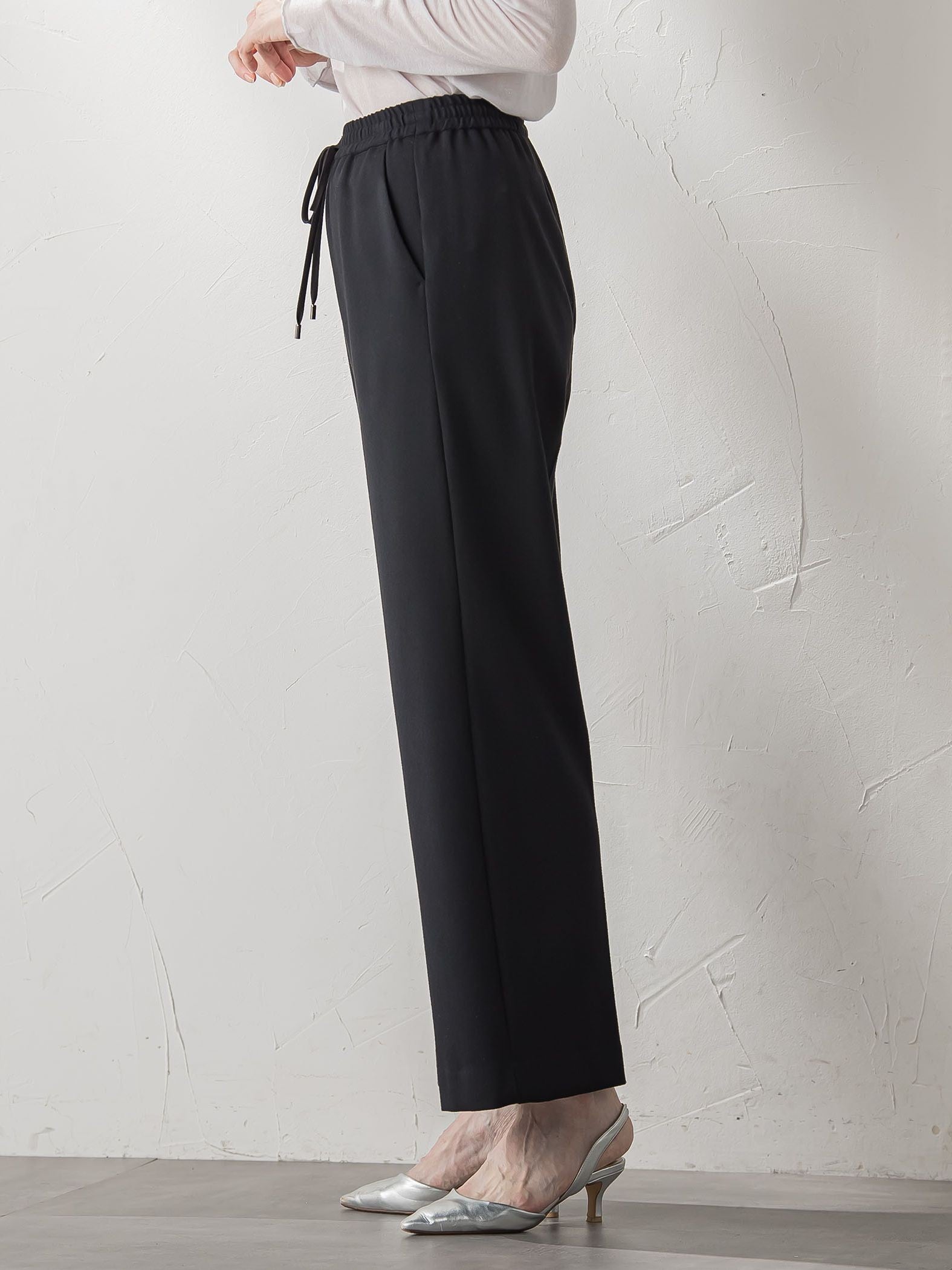 【biyori】ピクシエスタワイドパンツ≪洗濯機で洗える≫