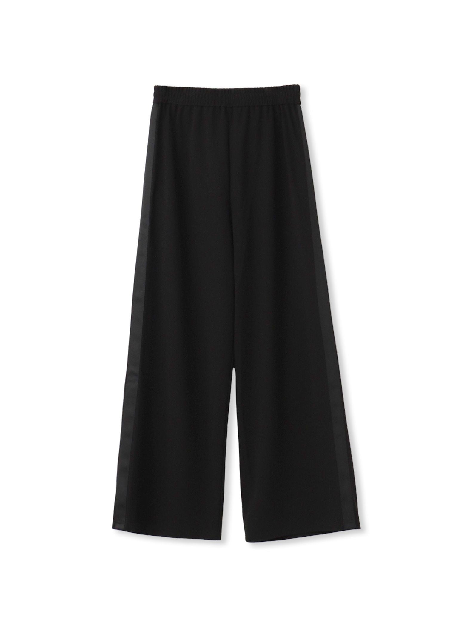 WEB&一部店舗限定】カットジョーゼットサイドラインパンツ | la
