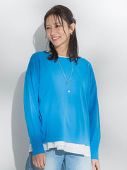 布帛切替カットソー