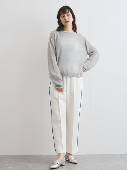 麻タッチハイショクプルオーバー≪手洗い可能≫