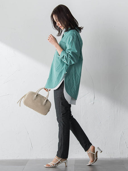 【WEB限定】名品デニムジャージライトパンツ≪ストレッチ/11号あり≫