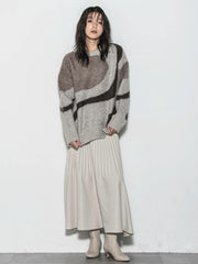 【WEB限定】マーブルニット≪手洗い可能≫