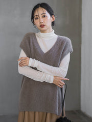 FOX/CASHMEREベスト≪手洗い可能≫