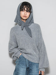 【WEB限定】ラメフェザーニット≪手洗い可能≫