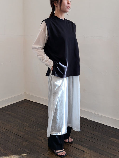 《予約販売》crew neck vest　【日本製】