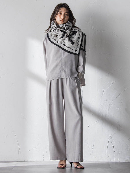 【一瞬で楽とキレイを叶える】タンブラーオックスイージーワイドパンツ≪手洗い可能≫