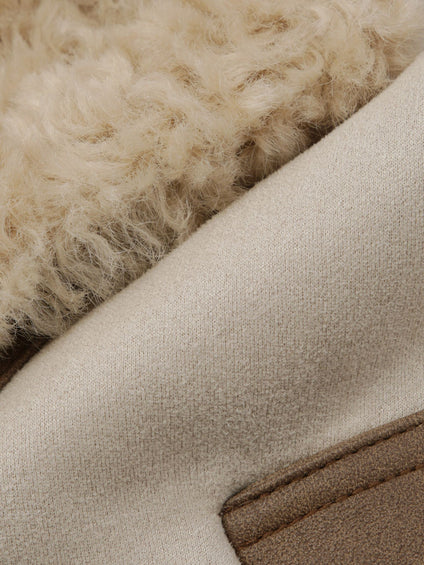 フェイクムートンボアブルゾン