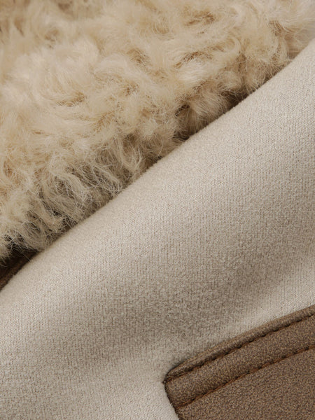 フェイクムートンボアブルゾン