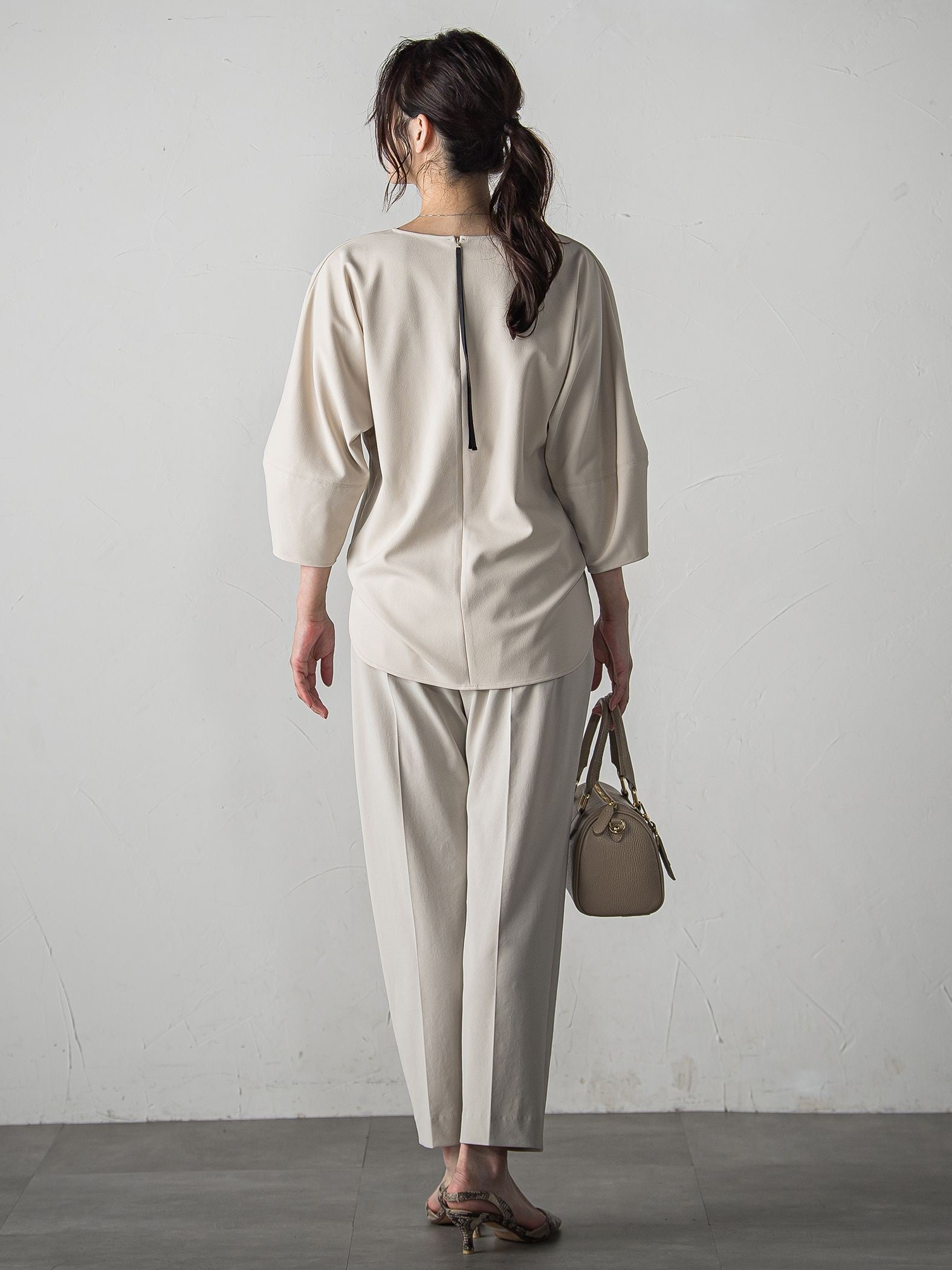 【追加生産】【WEB限定】Active Beautyテーパードパンツ≪13号・15号あり/洗濯機で洗える≫