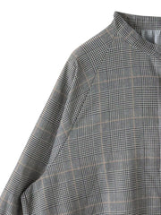 ジョーゼットチェックブラウス≪洗濯機で洗える≫