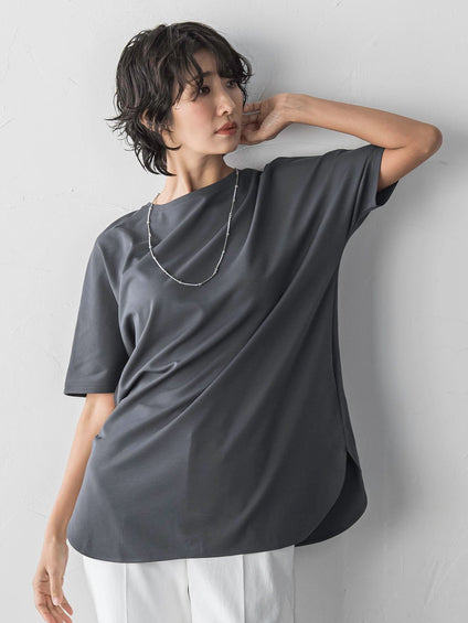 【WEB限定/大きいサイズ】”細身パンツも怖くない”Tシャツチュニック